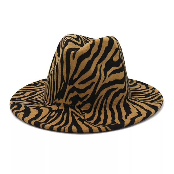 Tiger Stripe (Tan) Fedora