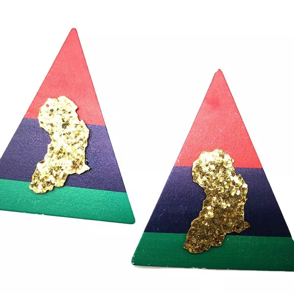 Triangle Africa Earrings