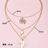 Triple Golden Necklace