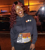 African Print Hoodie