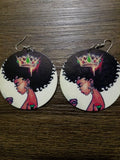 Crowned Hair Earrings