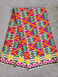 Pink Kente Headwrap