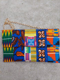 MultiPrint Ankara Clutch