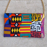 MultiPrint Ankara Clutch