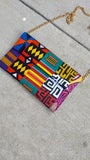 MultiPrint Ankara Clutch