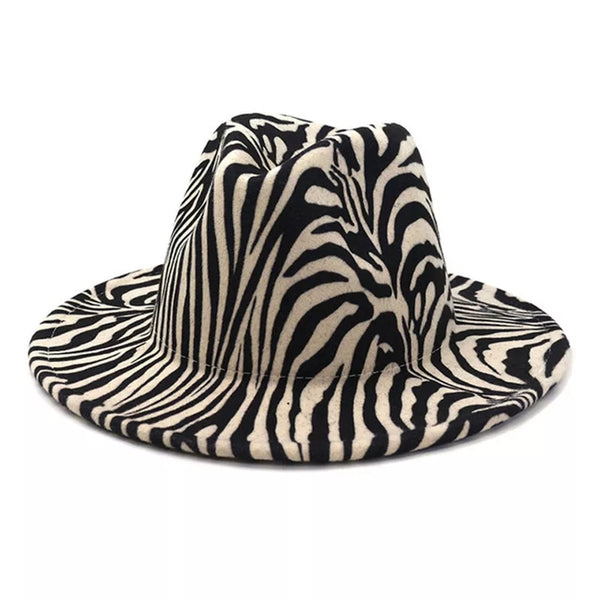 Tiger Stripe (White) Fedora