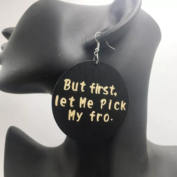 Pick My Fro Earrings