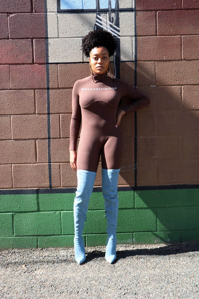 Q|D Chocolate Jumpsuit