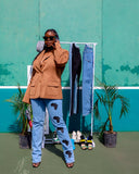 Black Africa Denim Jeans