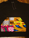 African Print Hoodie