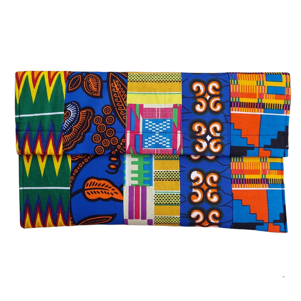 MultiPrint Ankara Clutch