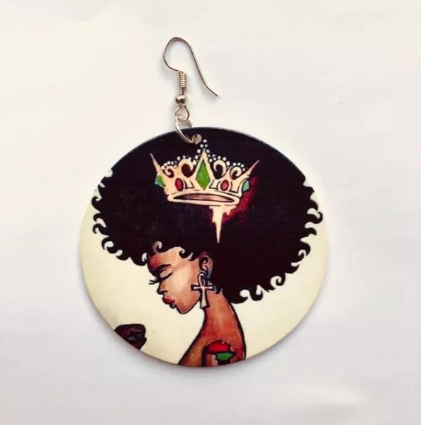 Crowned Hair Earrings