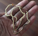 Gold & Silver Plated Africa Earrings