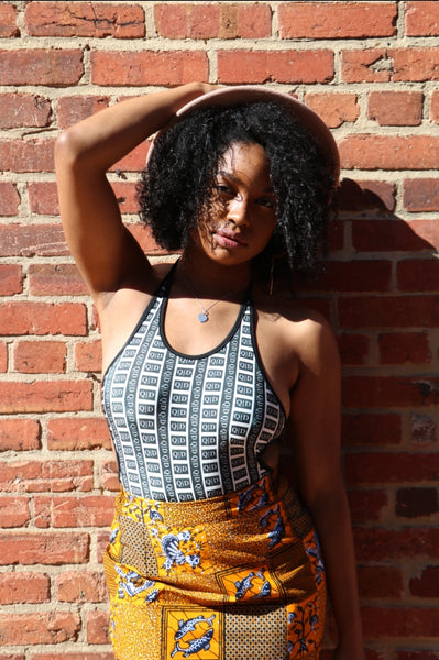 Q|D BW Logo Bodysuit