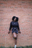 Logo Crazy (Black) Skirt Set