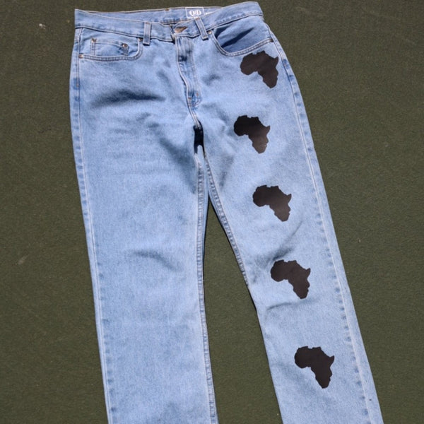 Black Africa Denim Jeans
