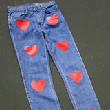 Heart Denim Jeans