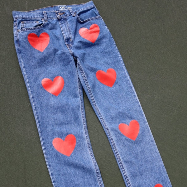 Heart Denim Jeans
