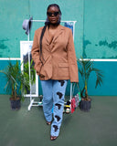 Black Africa Denim Jeans