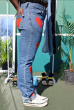 Heart Denim Jeans